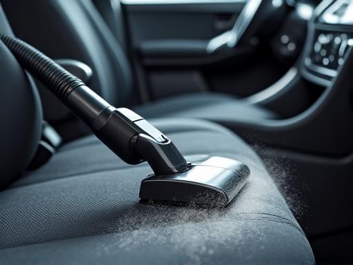 Pembersihan vakum di bahagian dalaman kereta